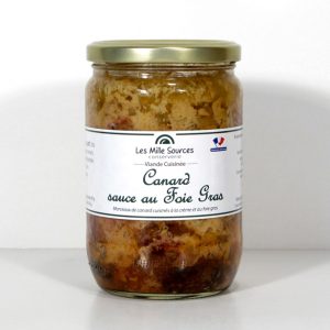 Canard sauce Foie Gras - 600g - 2 parts - Conserverie des 1000 sources