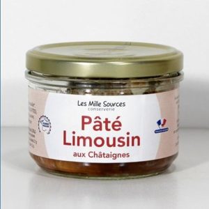 Pâté Limousin aux châtaignes 180g - Conserverie des 1000 sources