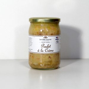 Poulet à la crème 600g - 2 parts - Conserverie des 1000 sources
