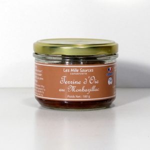 Terrine d'Oie au Monbazillac 180g - Conserverie des 1000 sources